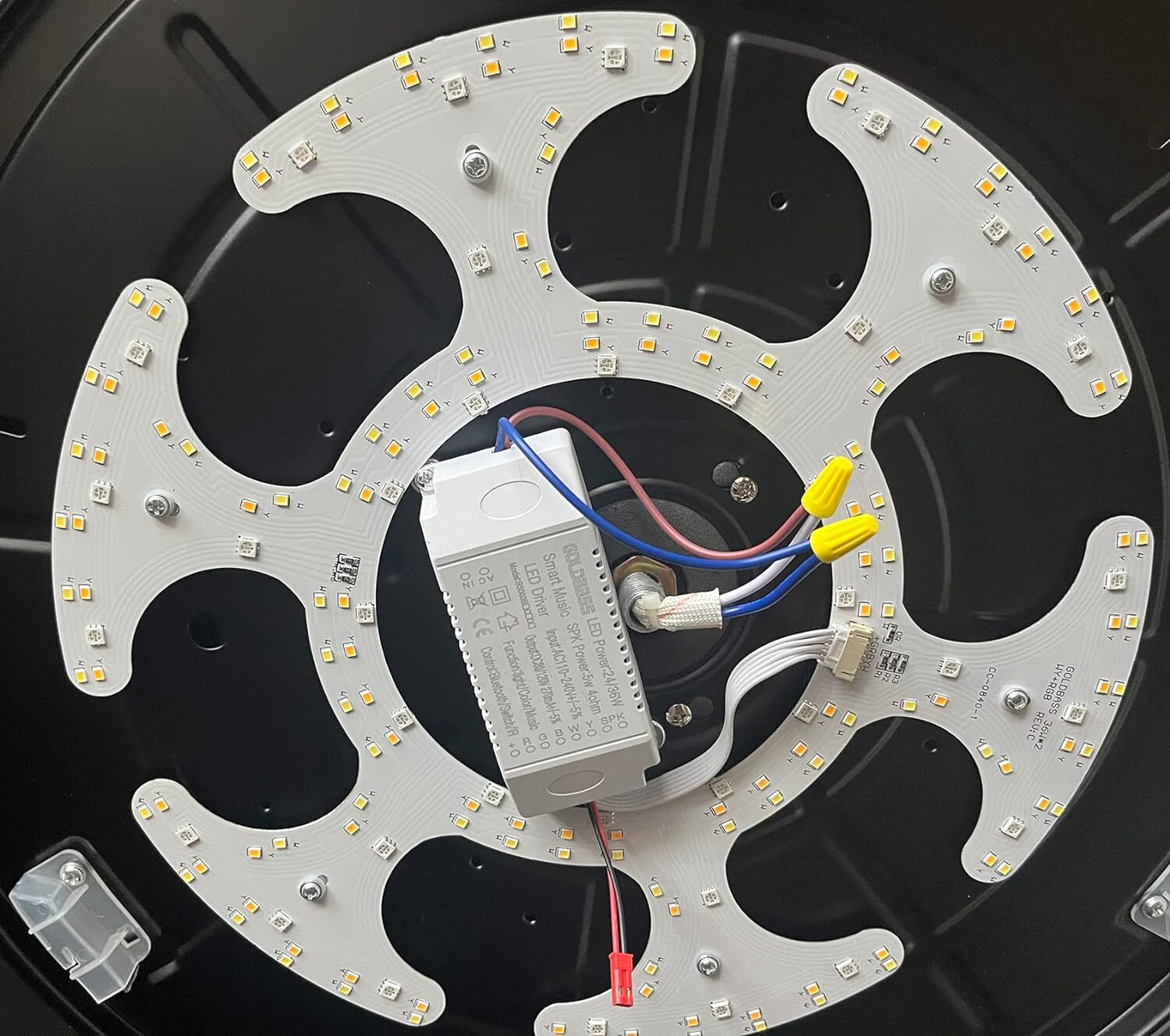 7 Color Changes LED Light Panel 36W Led Driver Replacement for 42" Ceiling Fans gallery