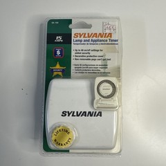 Sylvania Lamp & Appliance Timer SA100 Outlet 15 Amps 120 volts Open Box