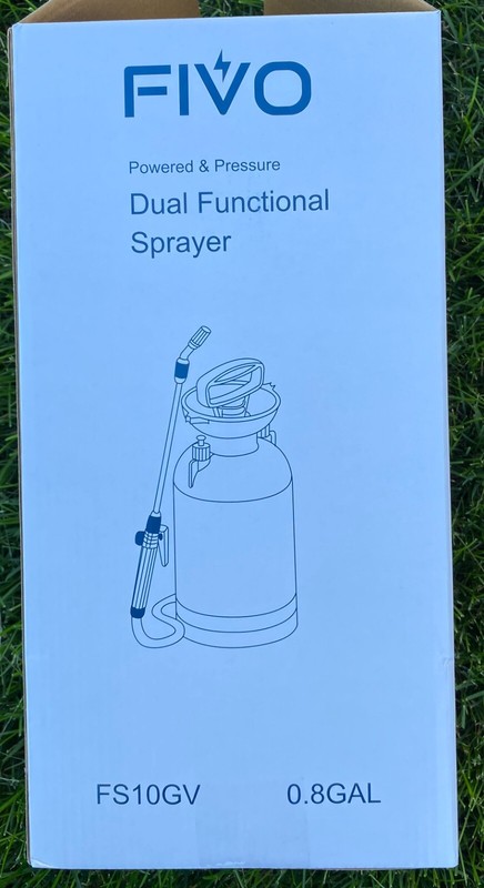 Electric Pump & Manual Dual Function Lawn & Garden Sprayer 0.8 Gallon gallery