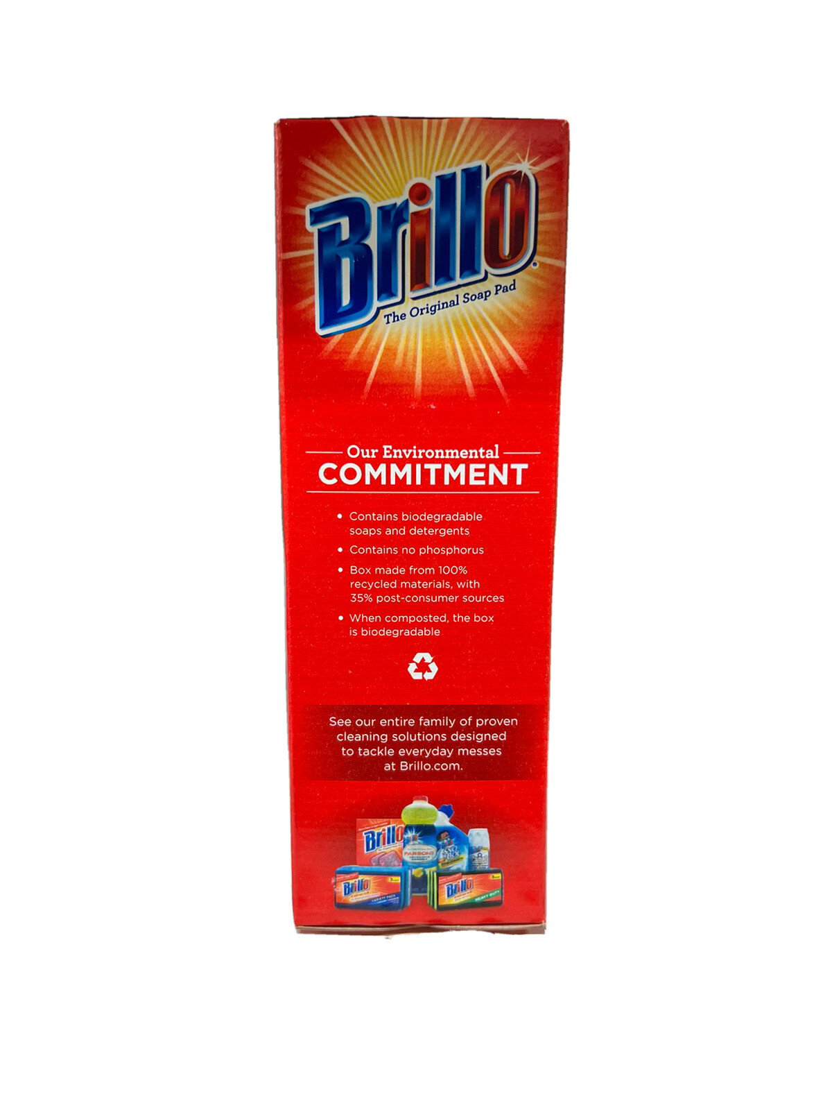Brillo Steel Wool Soap Pads Long Lasting Lemon Scent Cleaning Lemon 10 Count gallery