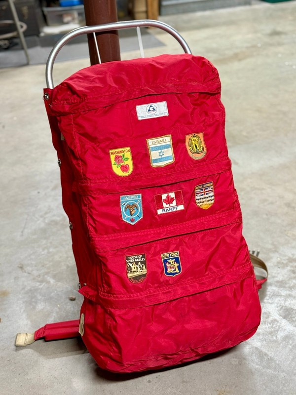 VTG 70s Gerry Denver CO Lightweight External Frame Red Backpack Rucksack 2