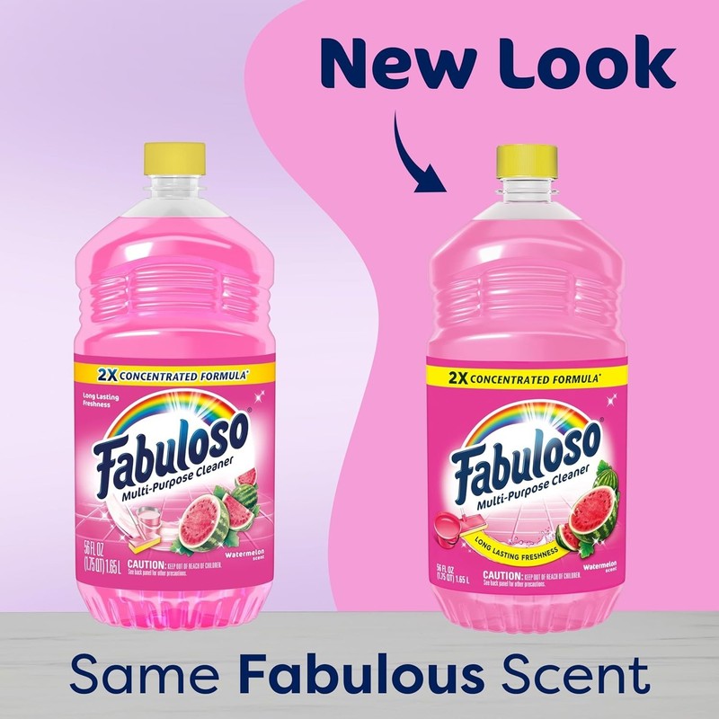 Powerful 2X Concentrated Cleaner - 56 Fl Oz, Watermelon Scent for Fresh Homes gallery