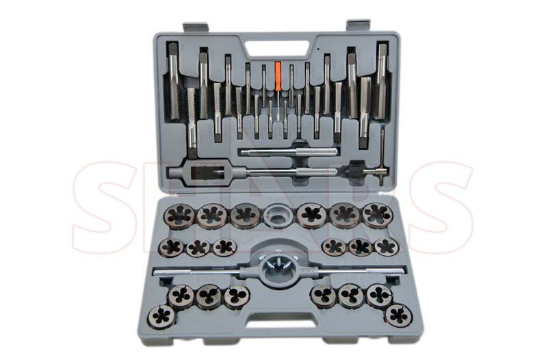 Shars 45pcs 6-24mm Right Hand Hi Carbon Steel Tap & Die Set New R} gallery