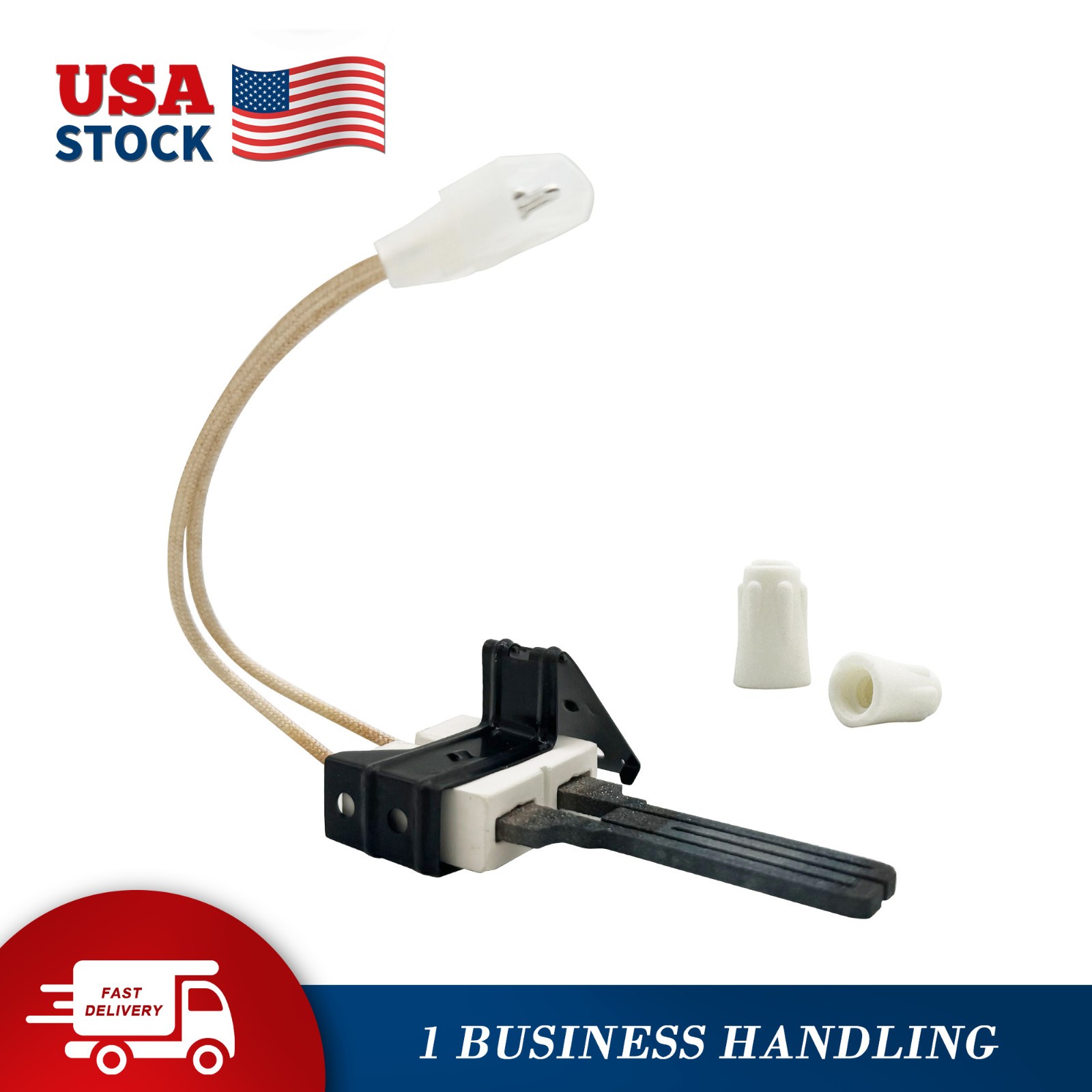 137524000 Gas Dryer Igniter Replace Round Style Ignitor WE4X739 (SI - G102) gallery