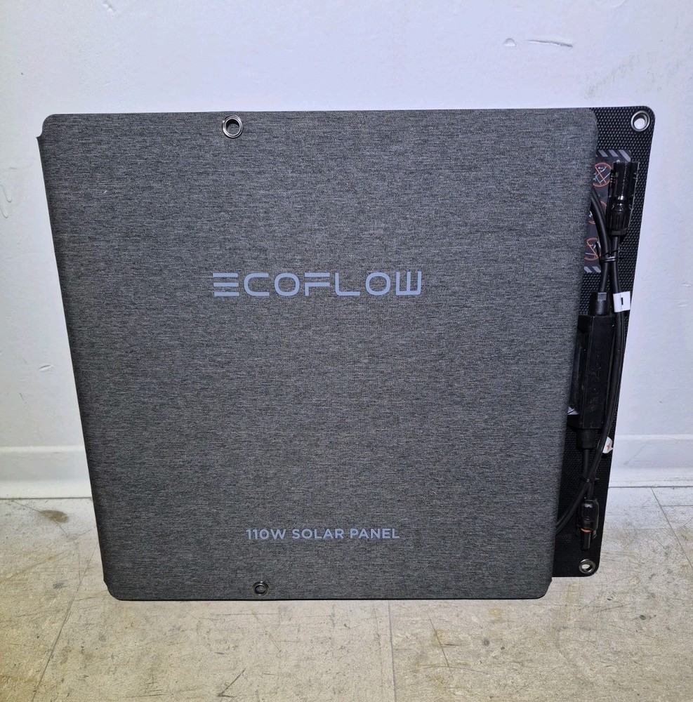 EcoFlow 110W Portable Solar Panel Foldable - Open Box Item