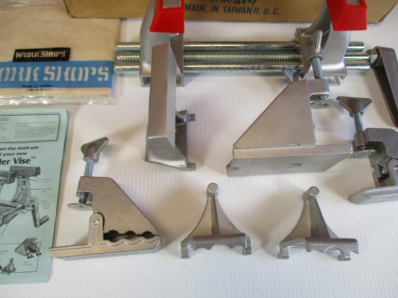 Vunder Vise Tabletop Clamping System Vintage 1984 Aluminum With Manual In Box gallery