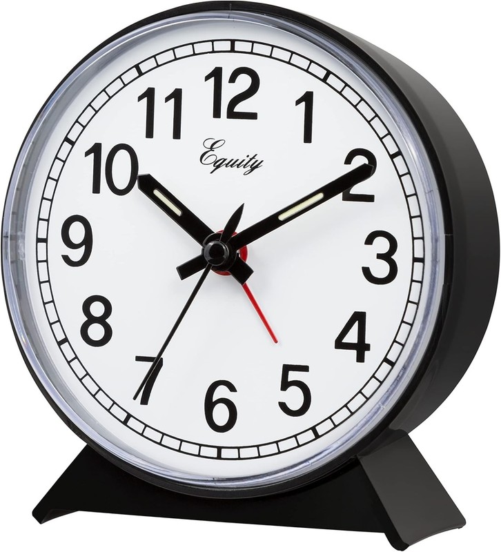 Black Analog Wind-Up Alarm Clock gallery