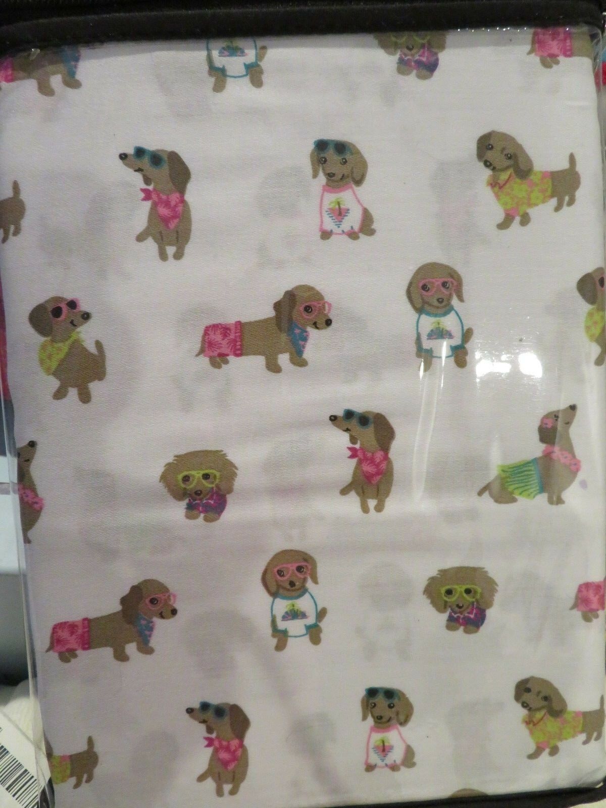 Dachshund Spring Summer Beach Tiki Beach Set of 2 Pillowcases NEW Rowley gallery