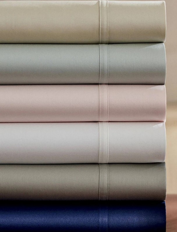 Ralph Lauren Spencer Solid Pima Sateen Cotton Queen Sheet 4 Psc. Set White $170 gallery