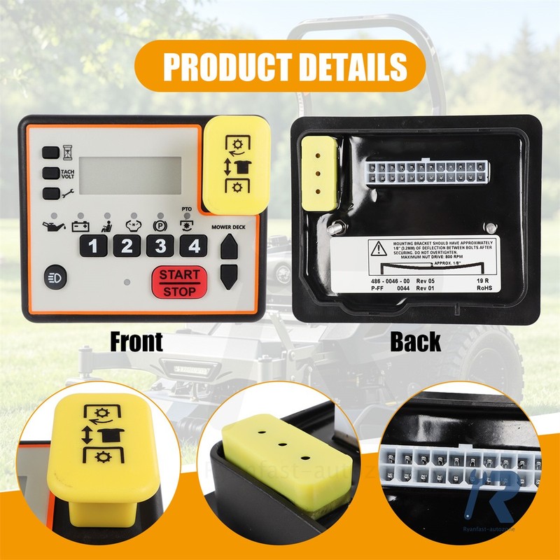 Control Panel Console Keypad for Spartan Mower Carb 486-0058-00, 486-0057-00 gallery
