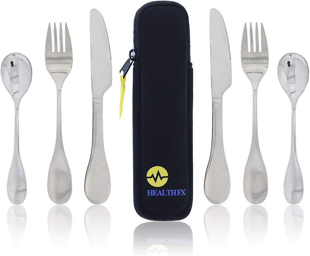 Mindful Eating Portion Control Flatware - for weight loss bariatric diet