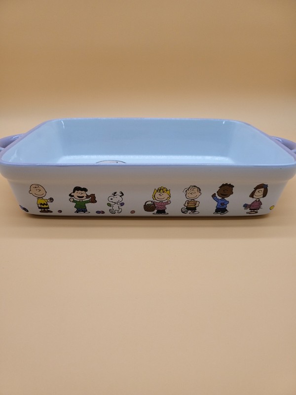 Peanuts New Snoopy Charlie Brown Easter Baking Casserole Dish 12in X 8in X 3in gallery