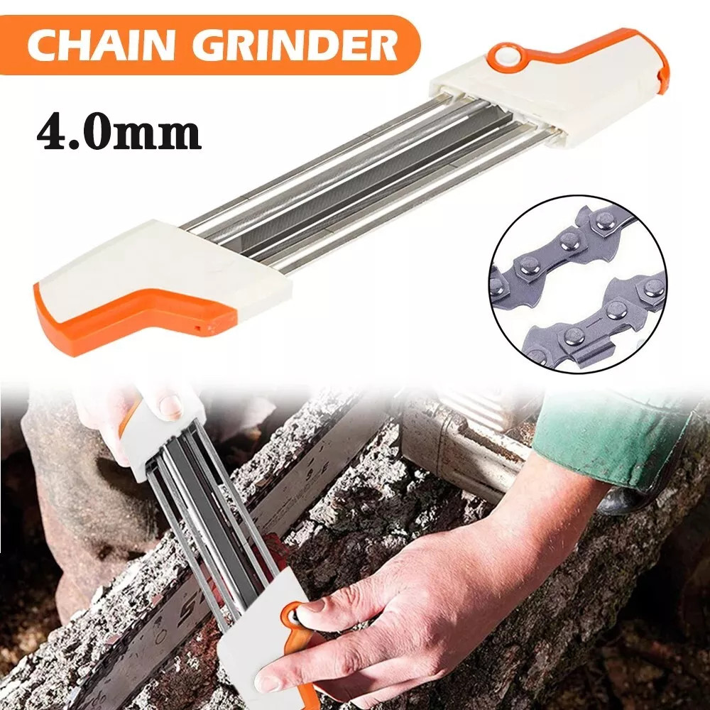 2 in 1 4.0mm Easy File Chainsaw Chain Sharpener for Stihl 3/8" Diameter 5/32" gallery