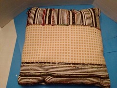 Pillow Throw Boho Hippie 2 Woven Textured Couch Accent Stripes Dots 19×19