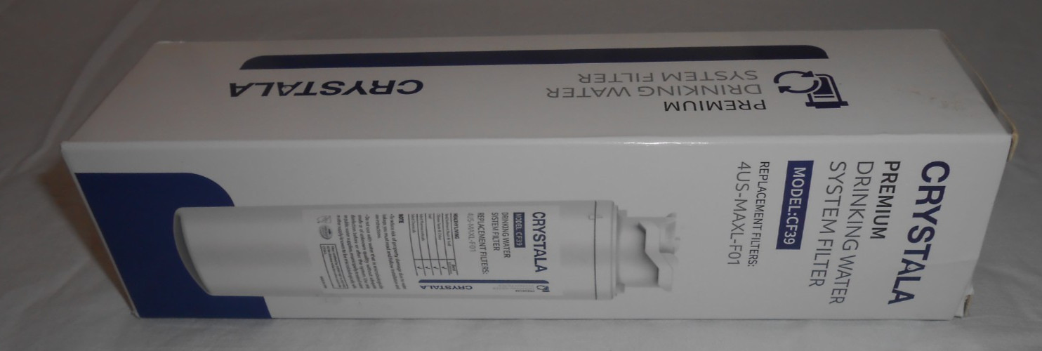 Crystala 4US-MAXL-F01 Single Stage Plus Replacement Water Filter CF39 NEW SEALED gallery