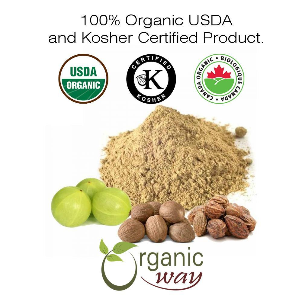 Organic Way Triphala Herbal Powder - Organic, Kosher & USDA Certified gallery