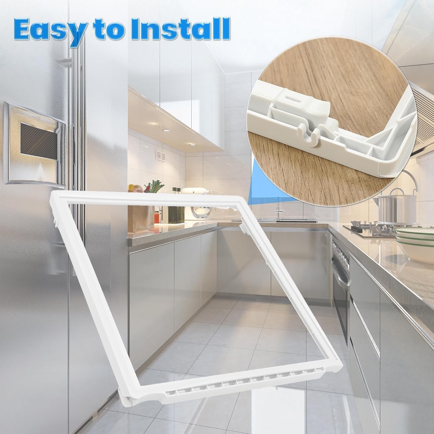Shelf Frame Without Glass For Frigidaire FFSS2615TD0 FGHS2631PF0 DGUS2635LP0 gallery