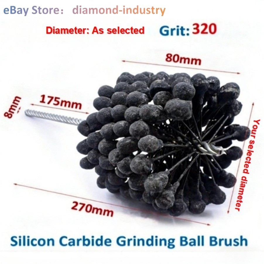 320 Grit Engine Cylinder Flexible Ball Hone All sizes：3mm –110mm Ball head brush gallery