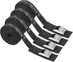 Cam Buckle Tie down Straps Lashing Straps 2200Lbs Break Strength Heavy Duty Car