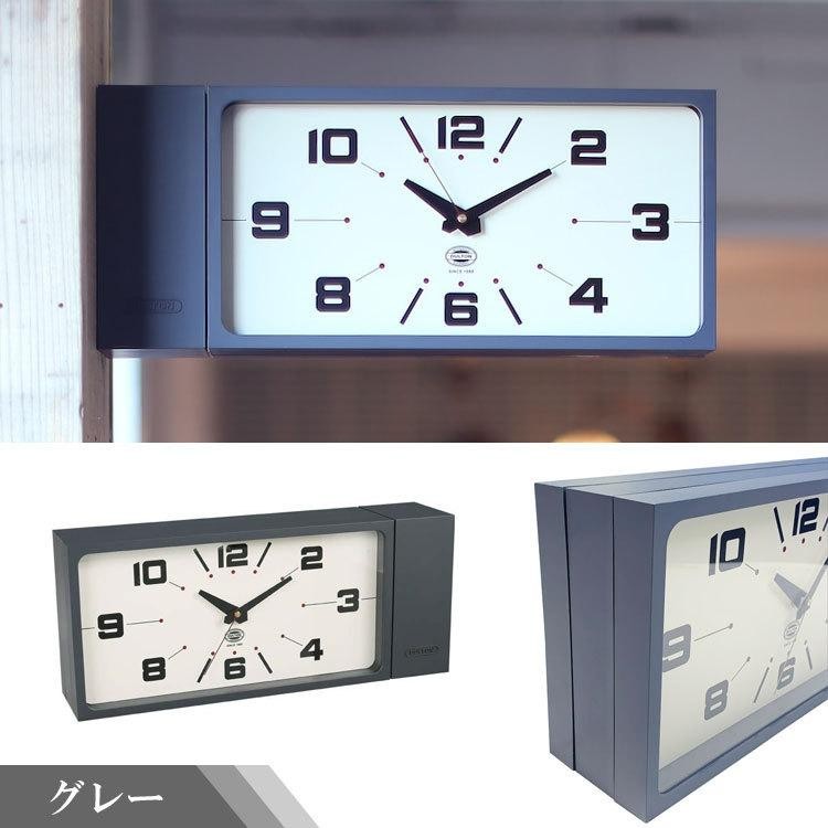-PSL- DULTON Double Face Wall Clock Rectangle 3 Colors / H21-0362 / NEW JAPAN gallery