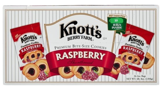 Knott's Berry Farm Premium Shortbread Cookies, Raspberry, 2 oz, 10-count gallery
