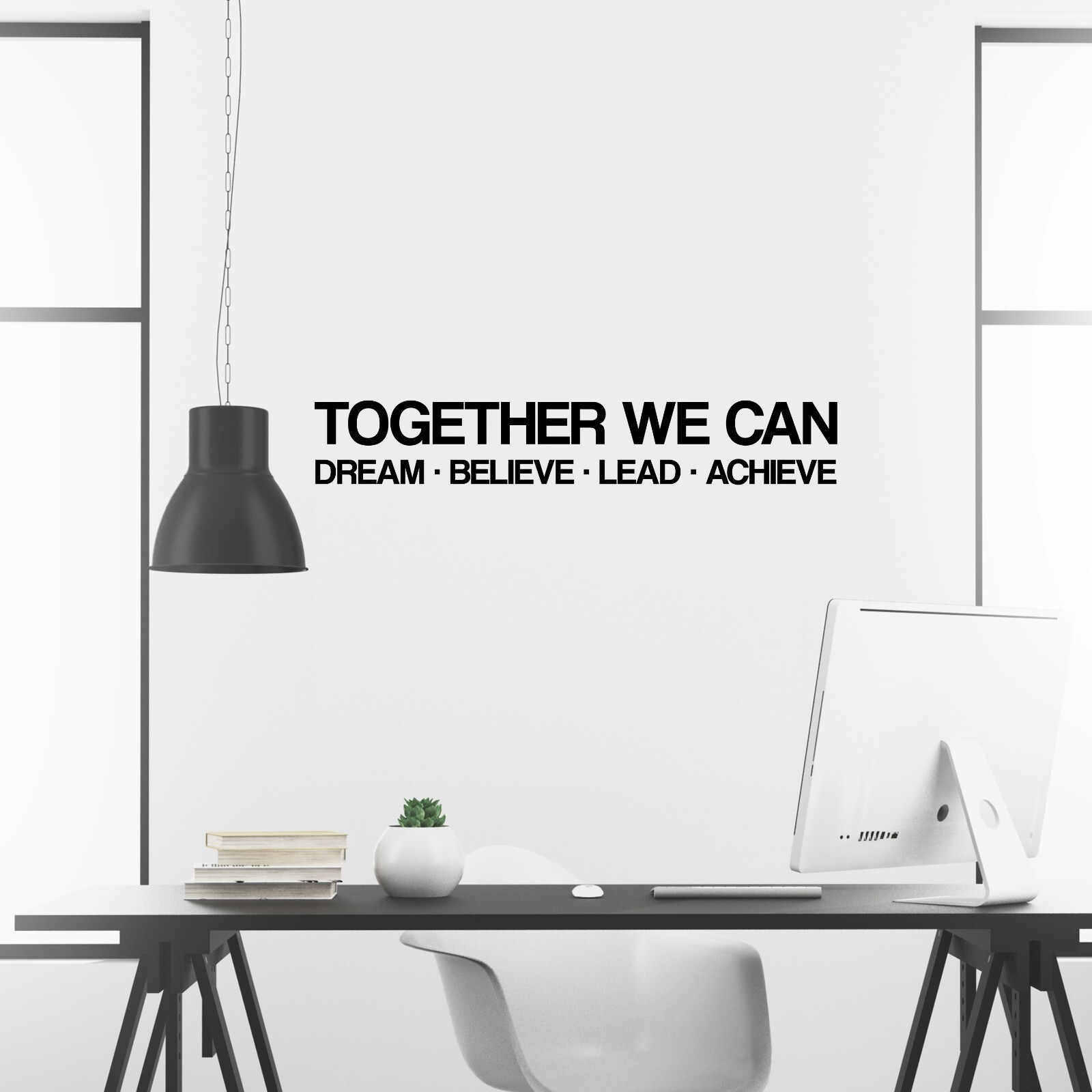 Teamwork Motivational and Inspirational Office Wall Decal Sticker Vinyl Quote gallery