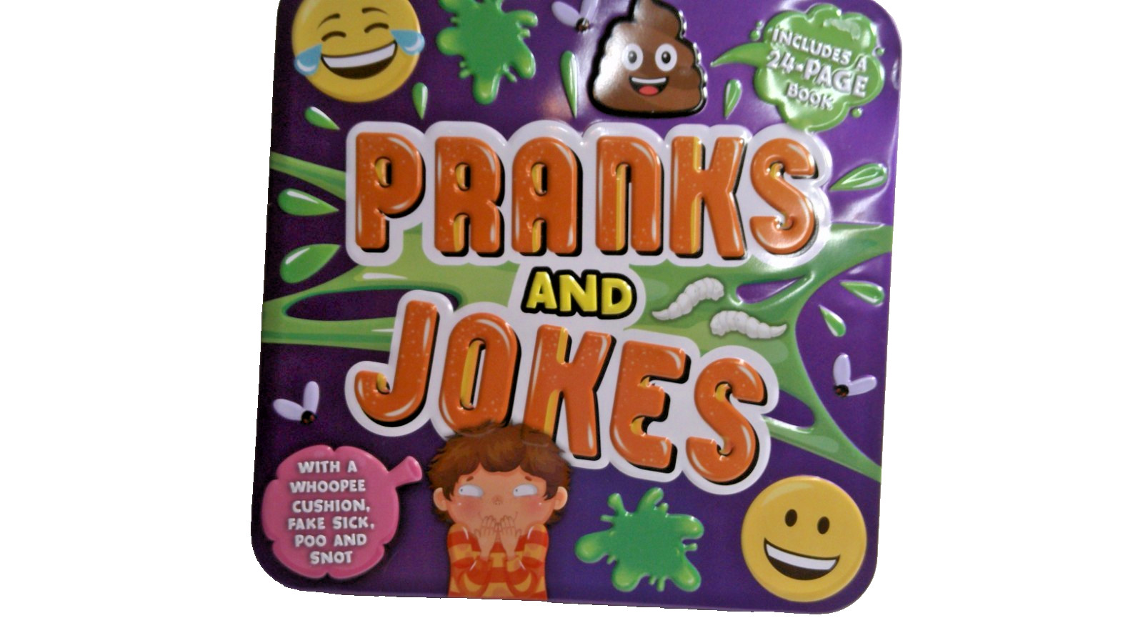 IglooBooks Pranks and Jokes Kit, 24-Page Book with Whoopee Cushion & Props gallery