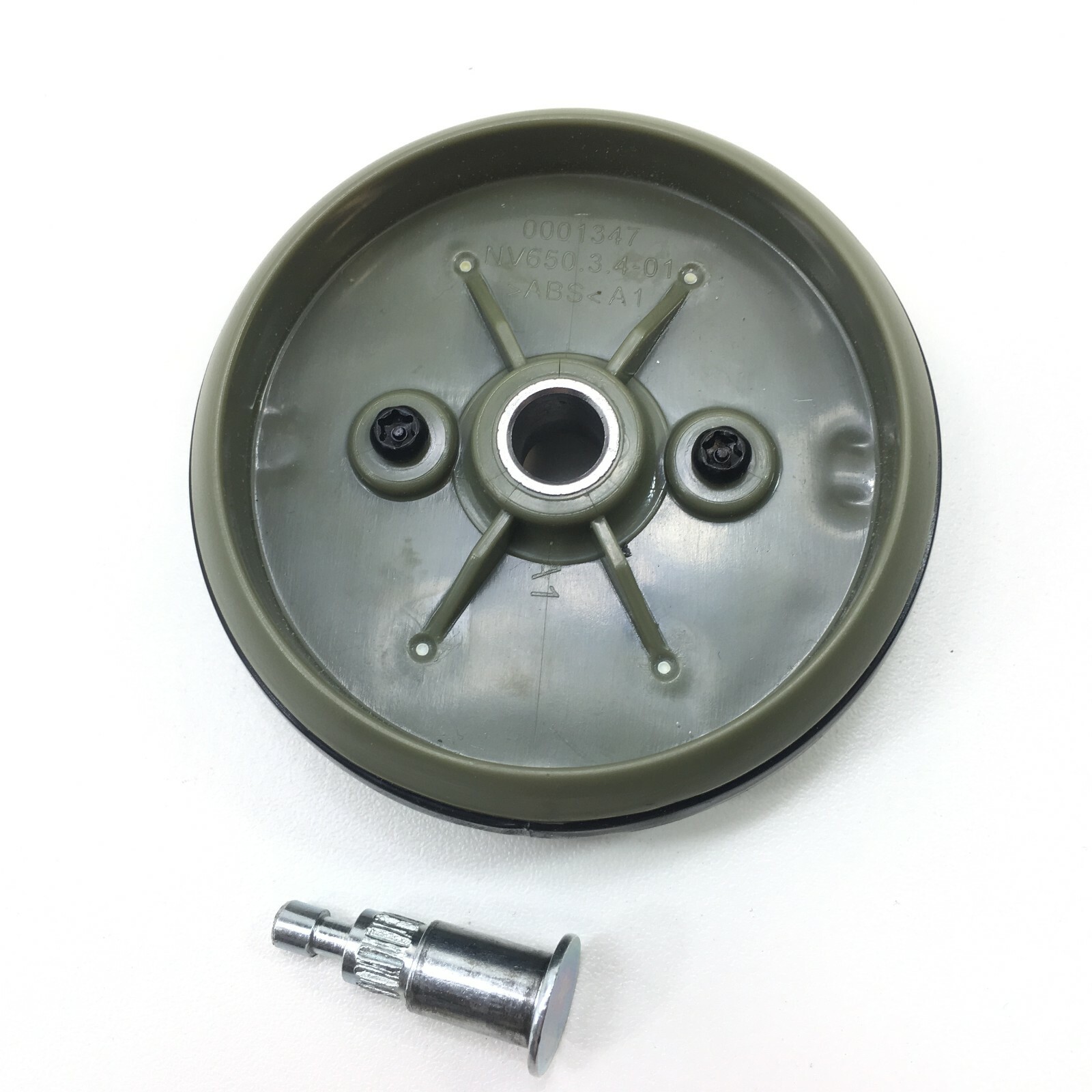 Shark ZU782 Vacuum LEFT or RIGHT WHEEL ASSEMBLY W/ PIN Green Genuine OEM Part gallery