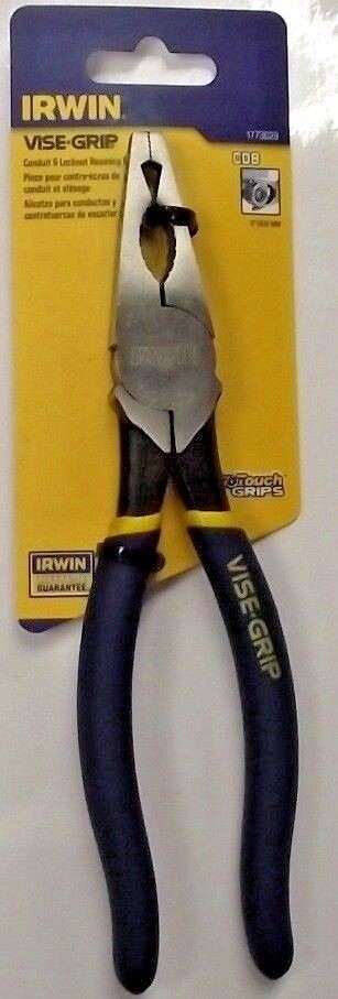 Irwin VISE-GRIP 1773629 8-Inch Vise-Grip Conduit And Locknut Reaming Pliers CD8 gallery