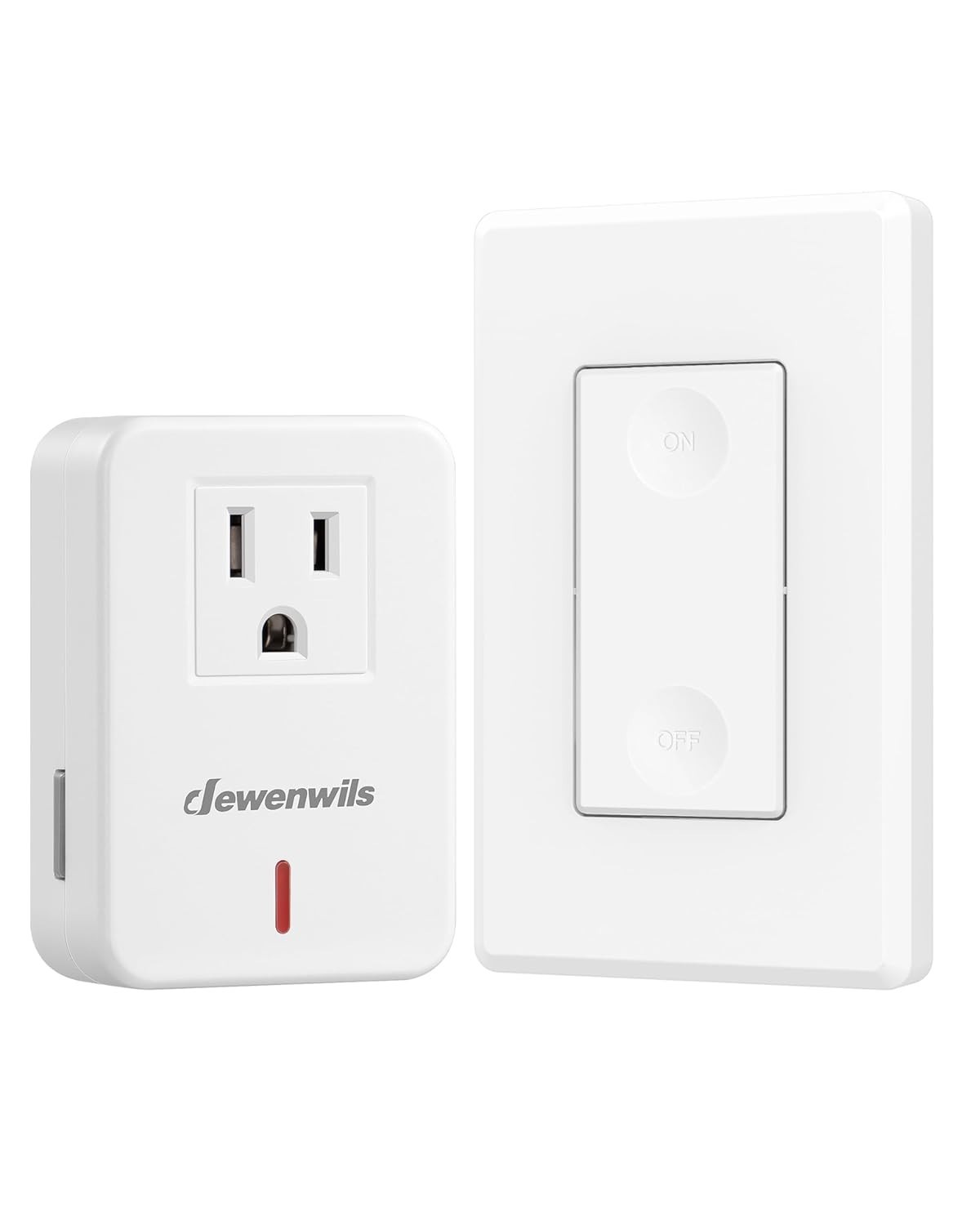 DEWENWILS Remote Control Outlet Wireless Wall Mounted Light Switch, Electrical. gallery