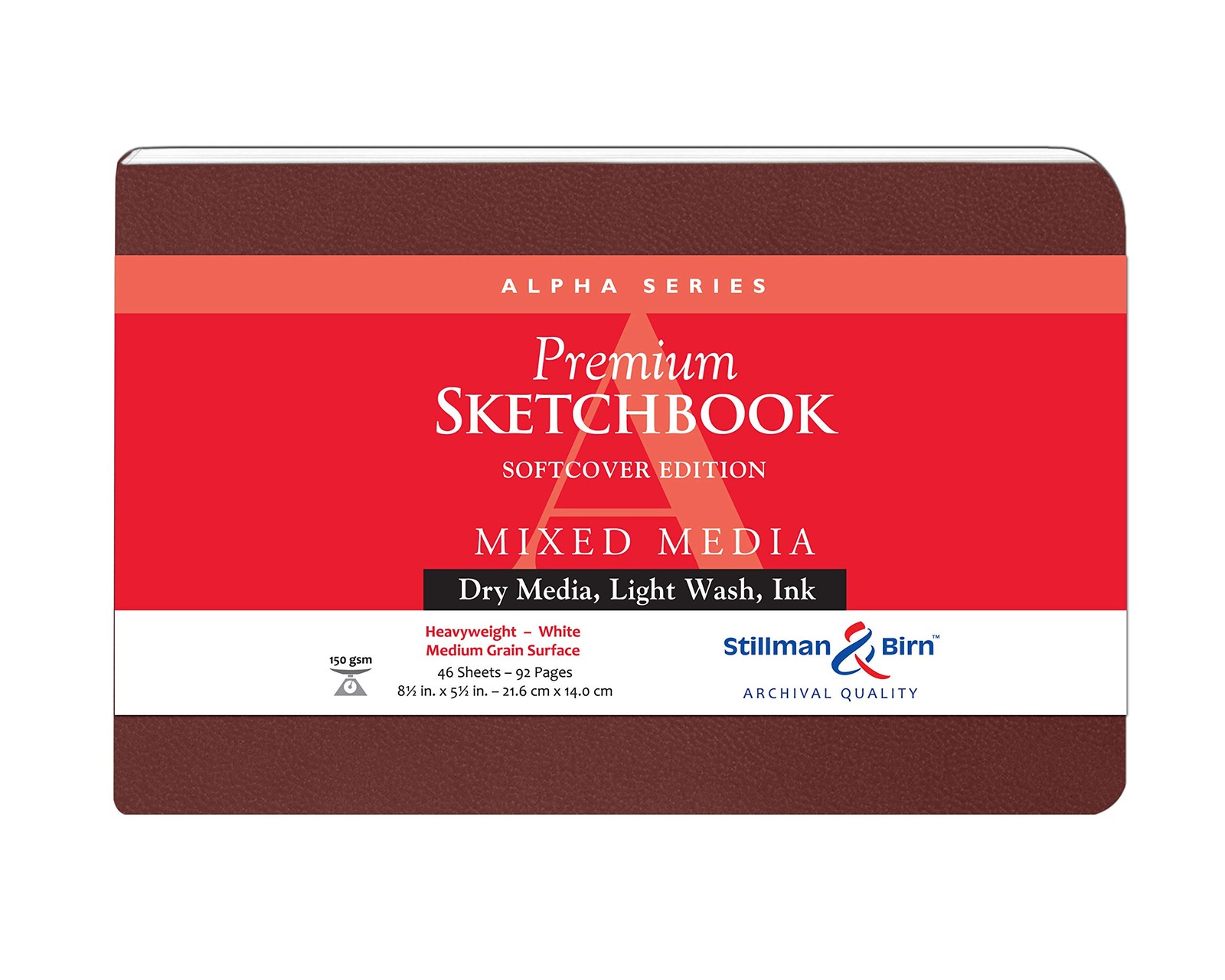 Stillman & Birn Alpha Series - Softcover Sketchbook - Landscape 8 x 5 - 150gsm gallery