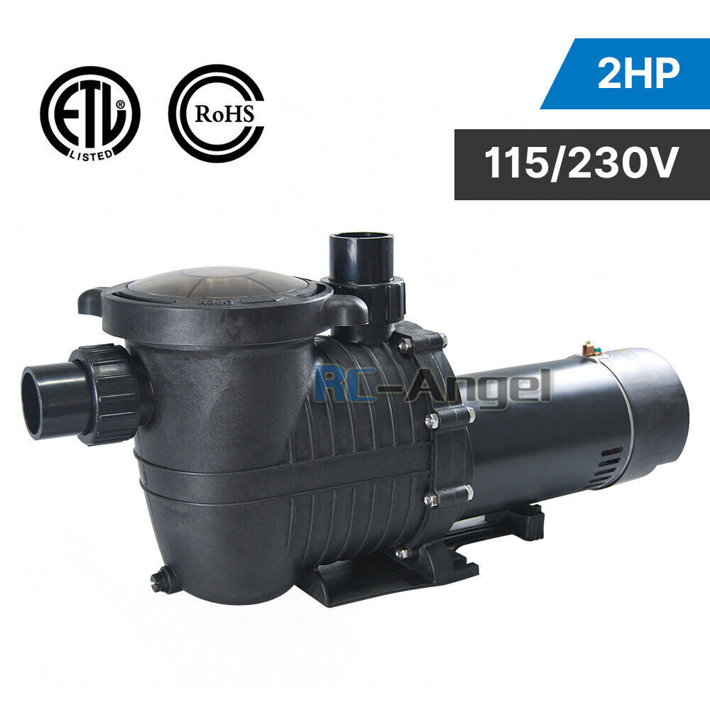 2HP For Hayward Swimming Pool Pump Motor InGround w/ Strainer Filter 110-240V gallery