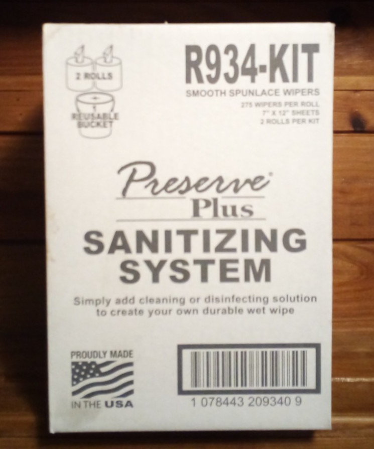 (23-6) PRESERVE PLUS" BUCKET & WIPES / MAKE YOUR OWN CUSTOM WIPES / NEW IN BOX gallery