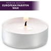 MontoPack Unscented Tea Light Candles 45 Pack | 4 Hours, 45 Pack, White gallery