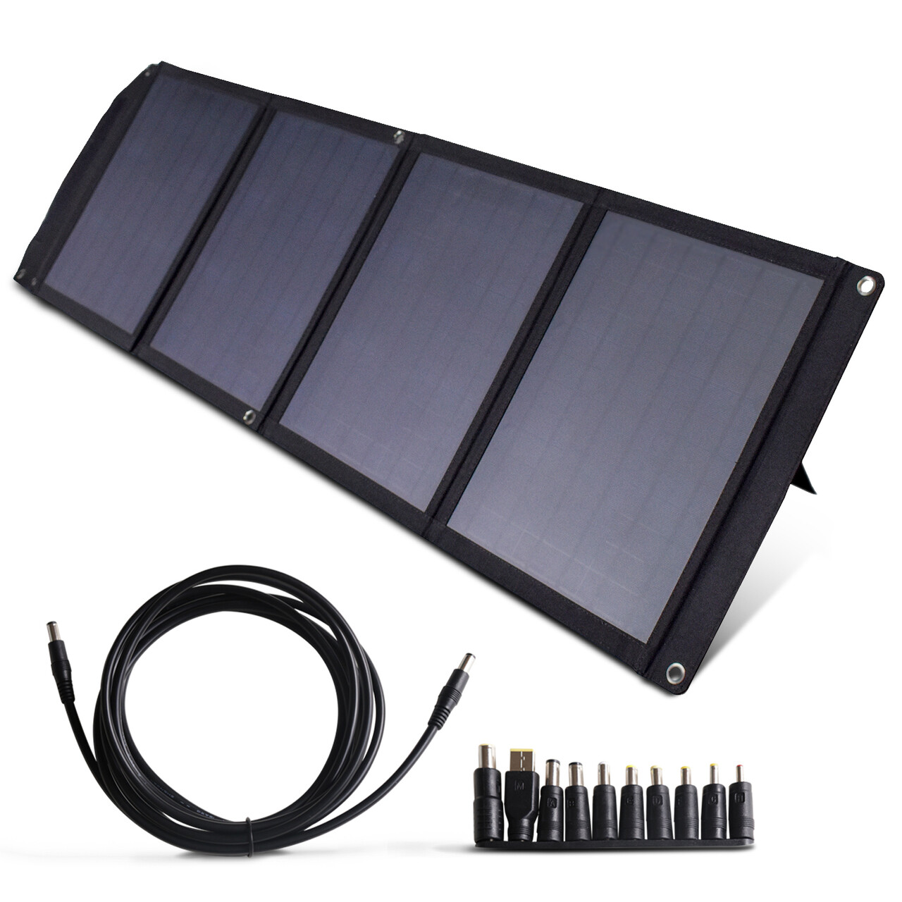 Tenergy Portable 60W Solar Panel Foldable Charger 18V Charging 5V USB CE ROHS gallery