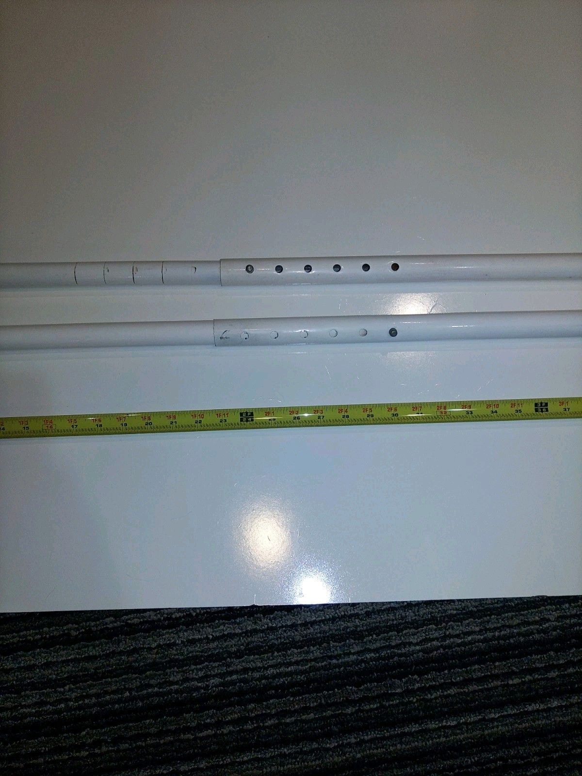 Security Door Bar MP Products Part 10104 2 Adjustable Bars For Two Doors gallery