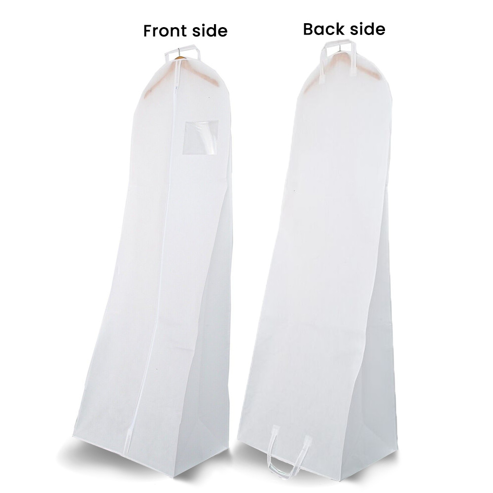 Garment Bag with Zipper, Clothes, Coats Cover Bags , Hanging Garment Suits (54") gallery