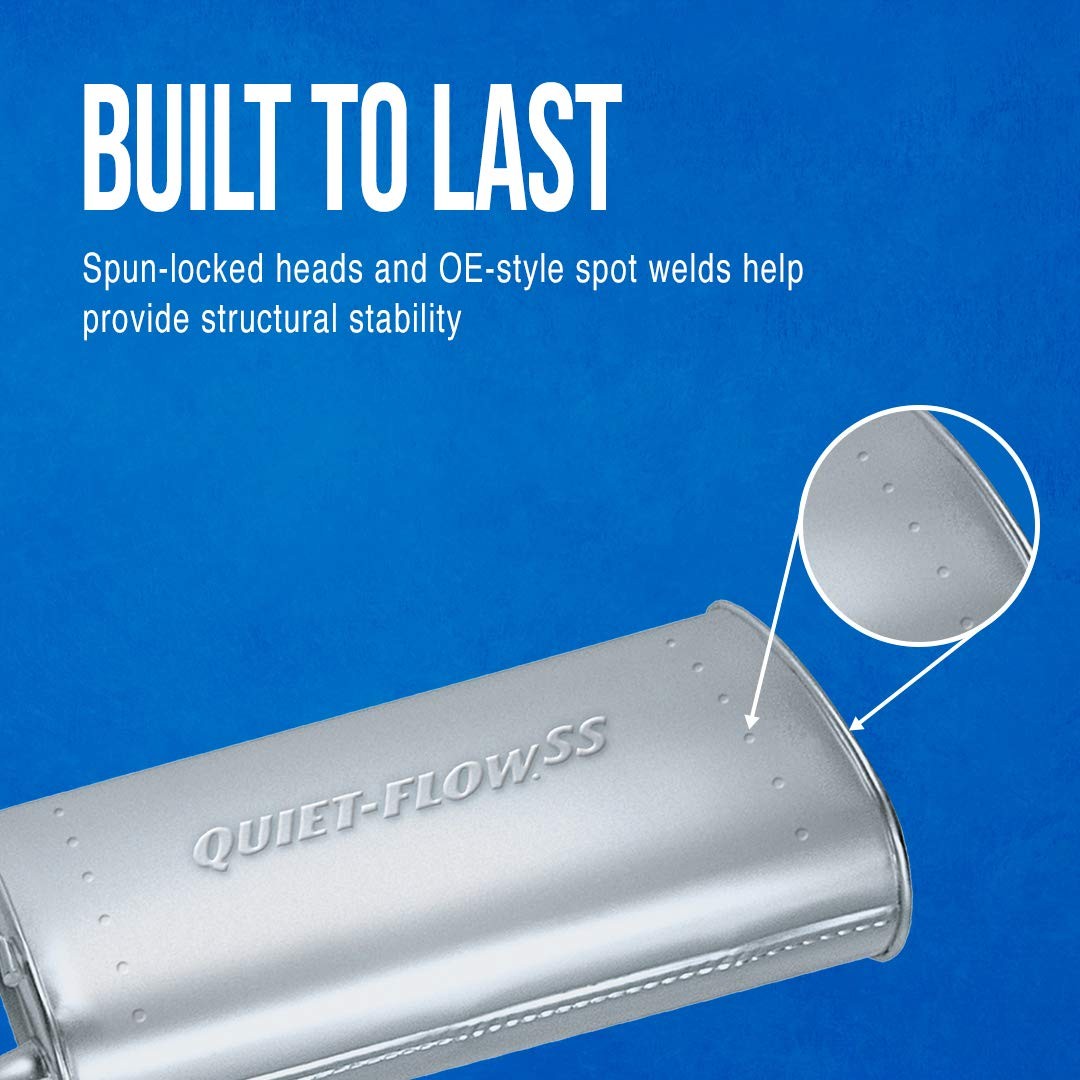 Walker Quiet-Flow Ss 54385 Direct Fit Exhaust Muffler Assembly 2.25 Inlet Id gallery