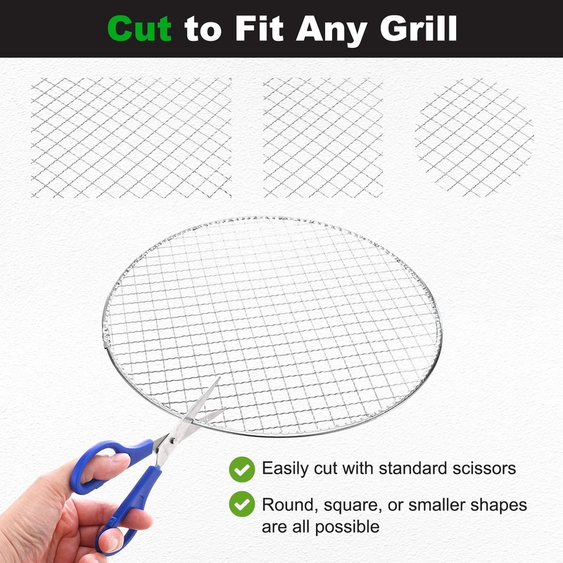 10 Pack Disposable Grill Topper, 11.81 Inch Grill Grate Replacement for Outdoor gallery