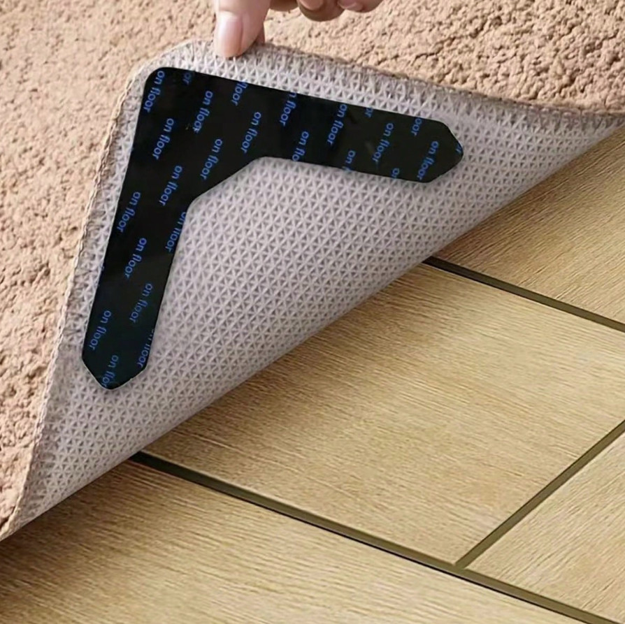 8pcs Non-Slip Rug Grippers – Secure Corners & Prevent Carpet Curling - NEW gallery