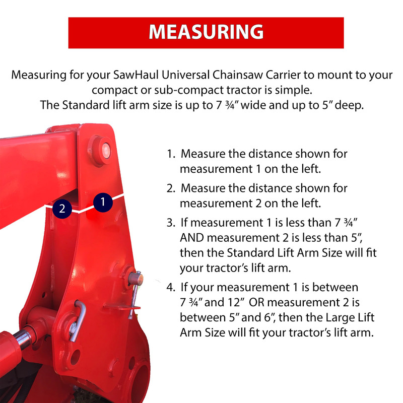 SawHaul Universal Chainsaw Carrier Fixed Mount for Tractors, 20" Scabbard gallery