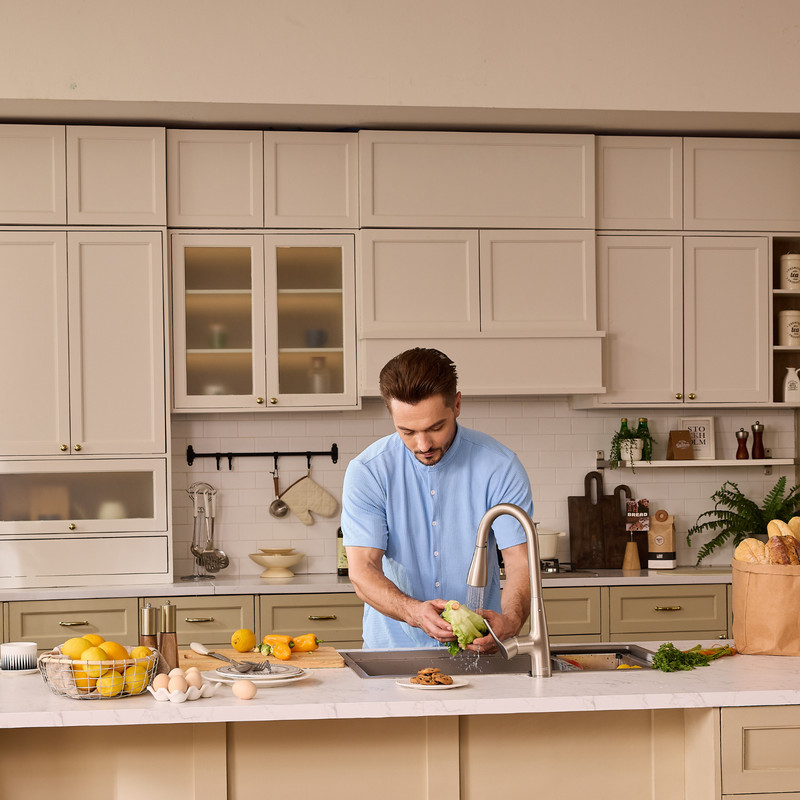 JOMOO 32" Nano Coated Kitchen Sink Stainless Steel Single Bowl Undermount gallery