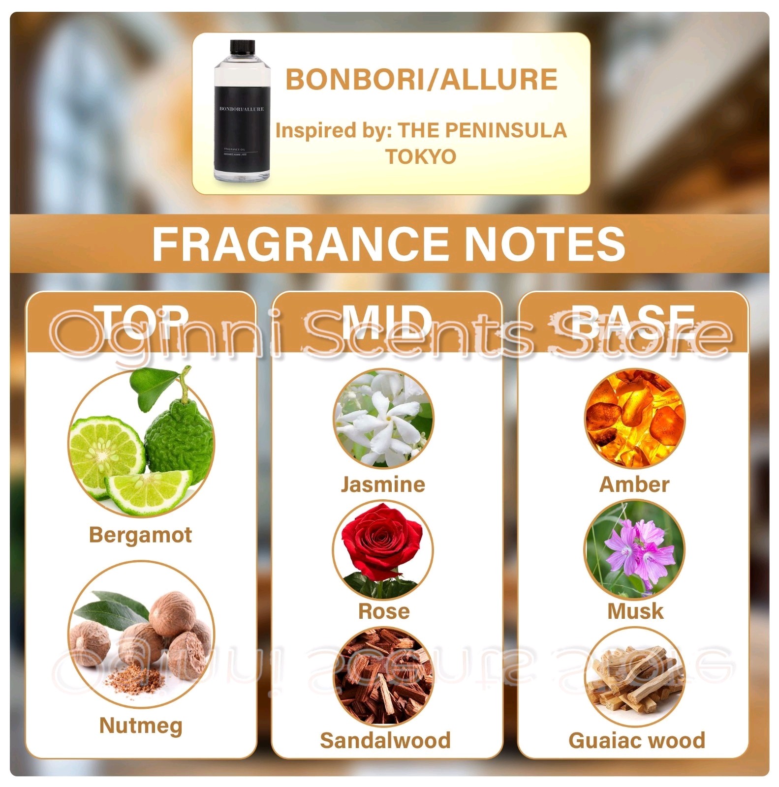 BONBORI - ALLURE 500 ml Diffuser Oil Inspired By Hotel Collection, Aroma360 gallery