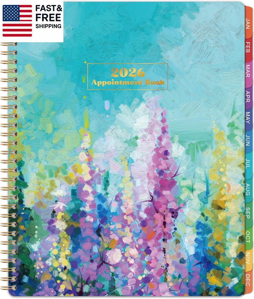 2026 Appointment Book & Planner - 2026 Daily Hourly Planner, JAN 2026 - DEC 2026
