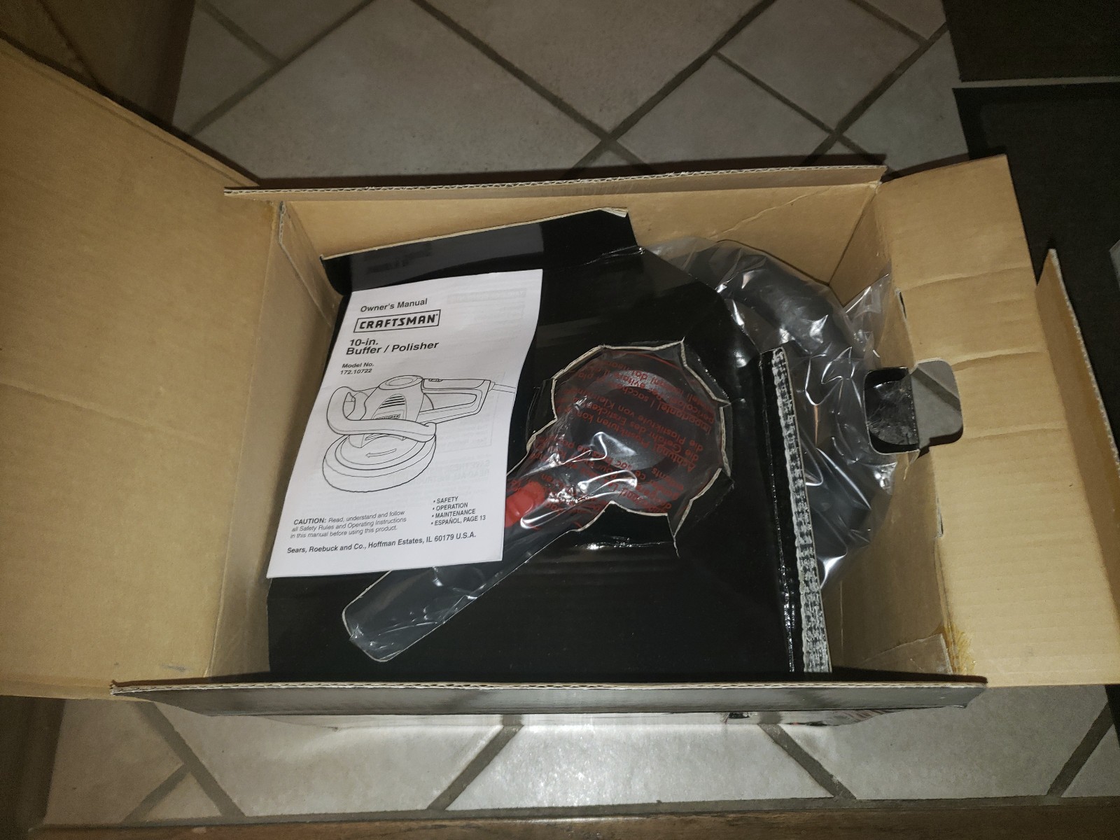 Craftsman 10-inch Buffer Polisher - PN# 9-10722- NEW IN BOX gallery