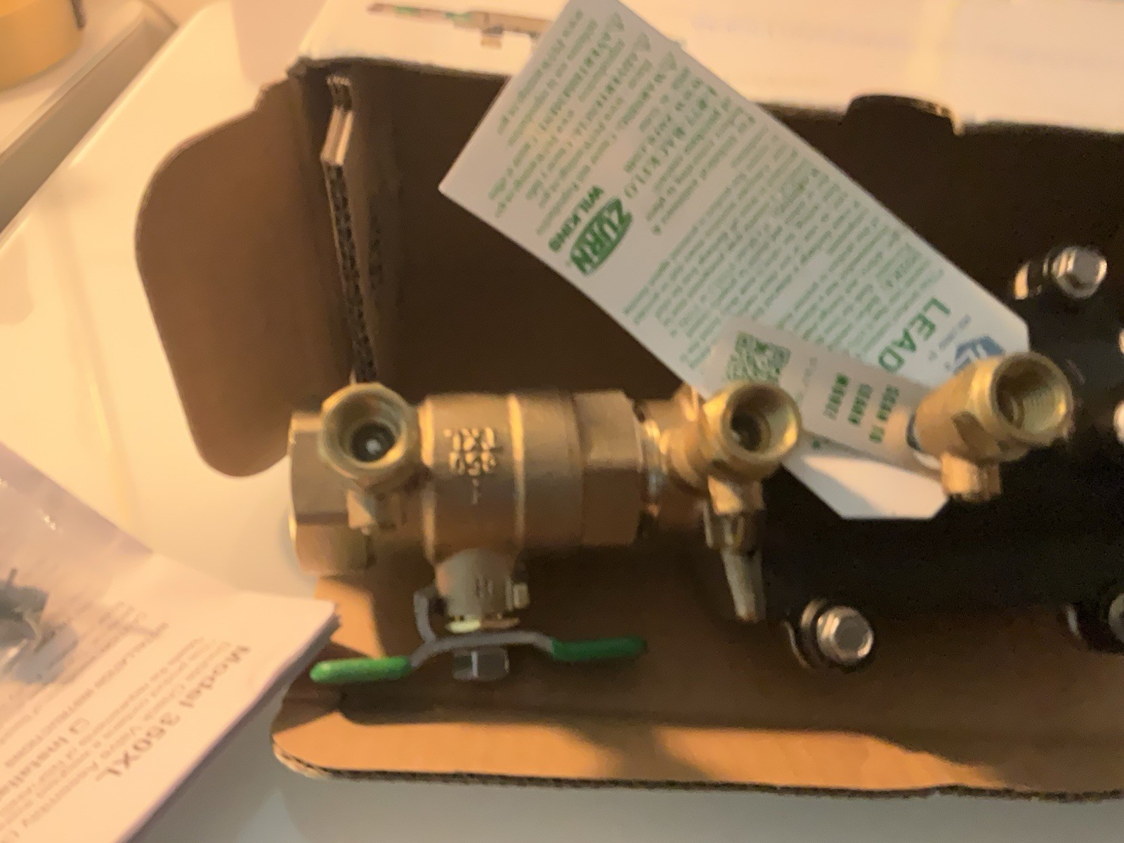 ZURN WILKINS DOUBLE CHECK BACKFLOW PREVENTER VALVE #1-350XL gallery
