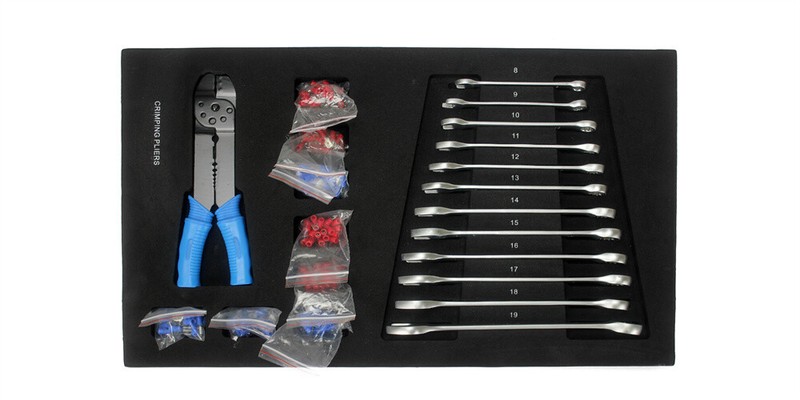 234pcs Rolling Tool Cabinet Interlock with Tools & 4 Drawers Tool Storage Box gallery