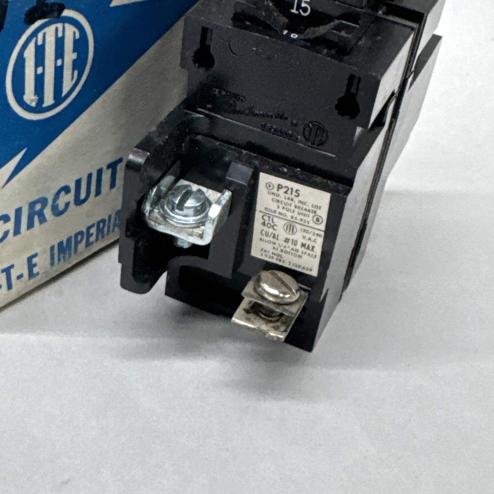NOS GOULD ITE P215 Common Trip Pushmatic Circuit Breaker 2P 15A 120/240 Volts gallery