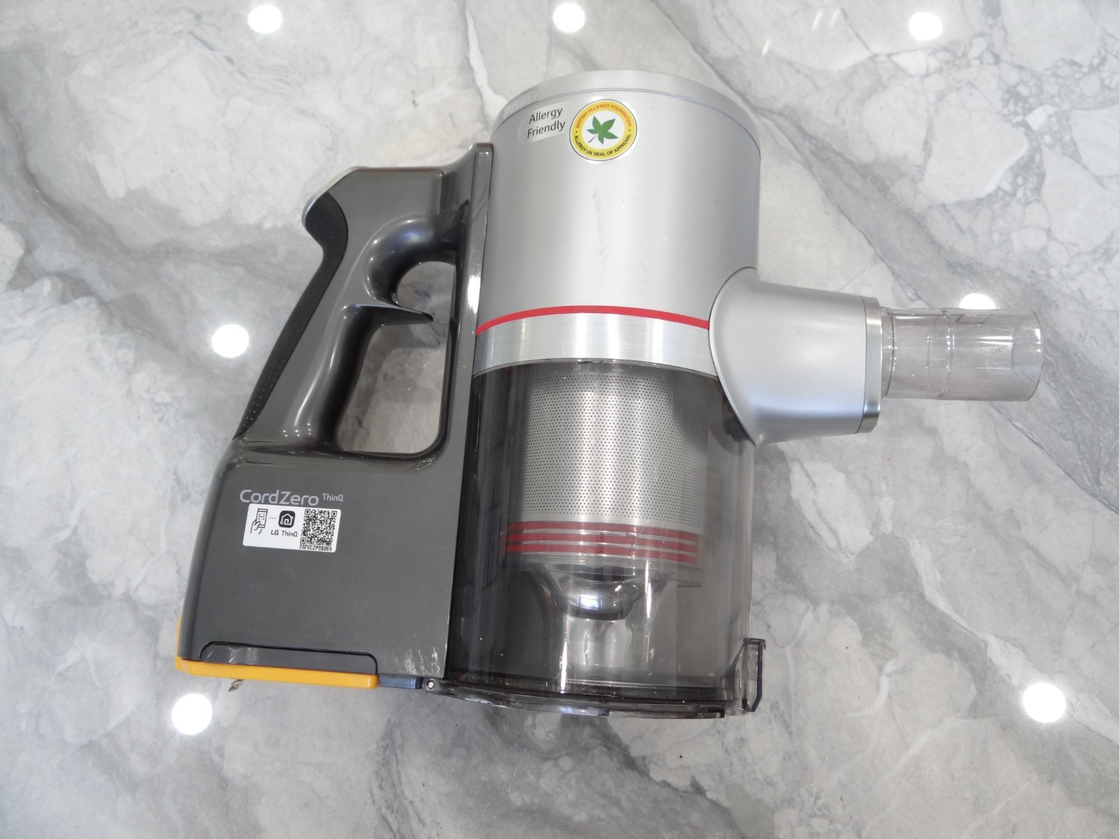 LG CordZero Kompressor Cordless Stick Vacuum A925KSM Matte Silver. Good. Clean. gallery