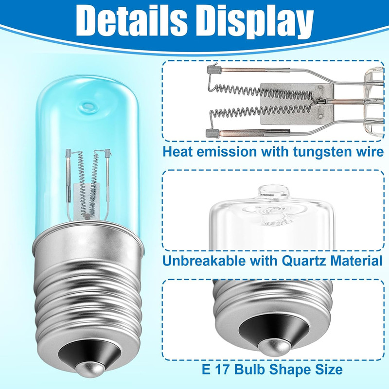 6 PCS LB1000 3W UVC Replacement Light Bulb Compatible with Guardian GG1100W GG10 gallery